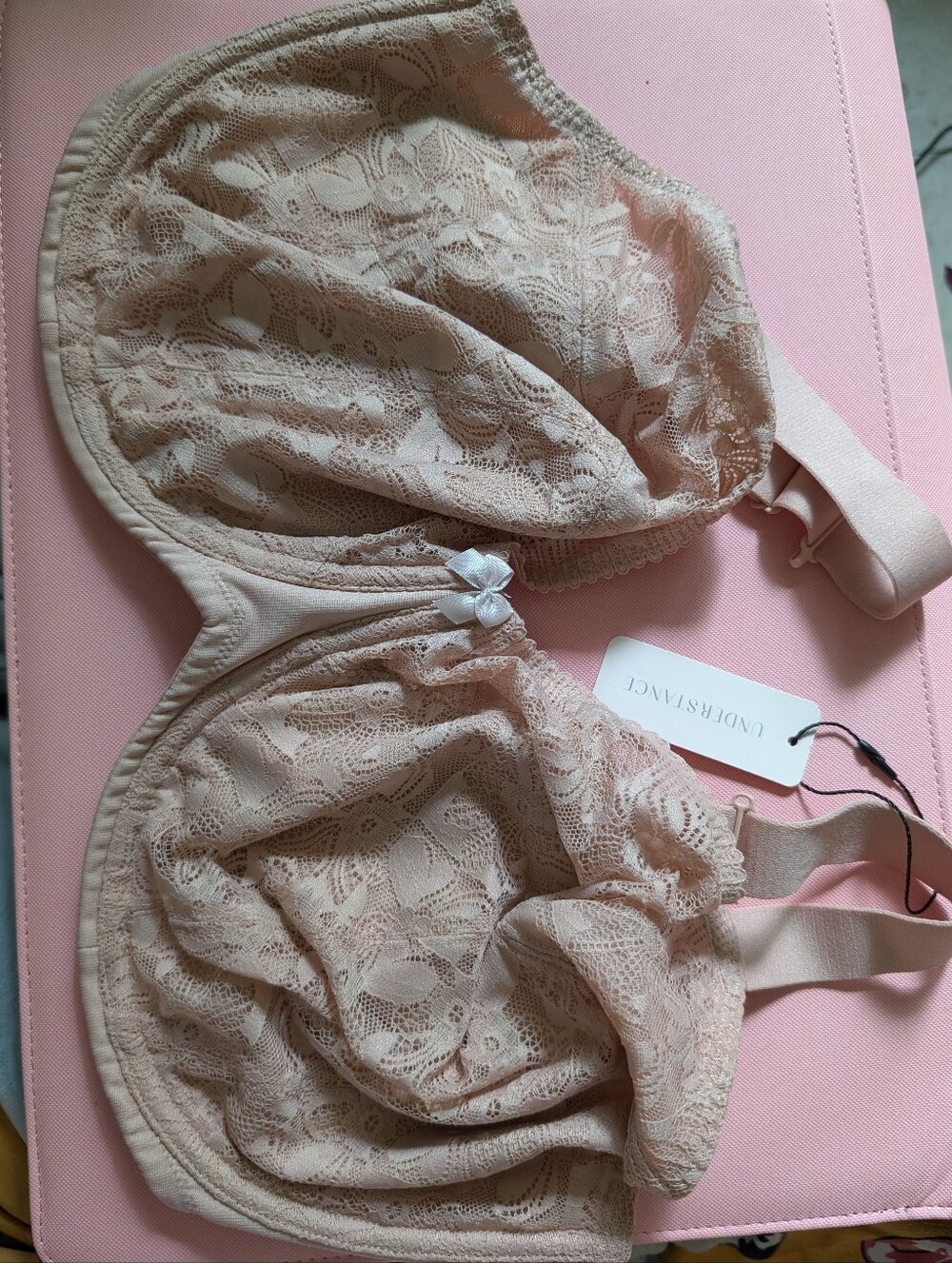 Understance Dominique Flexwire Unpadded Full Coverage Bra Milk Tea 38L NWT